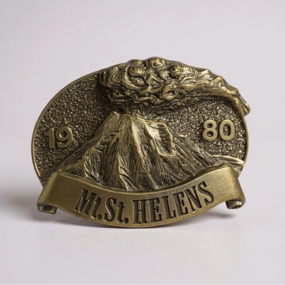 1980 Eruption Of Mt. St. Helen’s Great American Belt Buckle Co